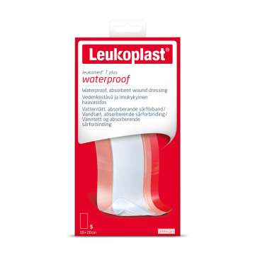 LEUKOMED T PLUS 10 X 20 CM HAAVASIDOS VEDENPITÄVÄ KALVO 5 KPL