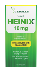 HEINIX imeskelytabletti 10 mg 14 fol