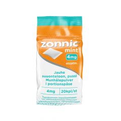 ZONNIC MINT 4 mg pussi suuonteloon 20 kpl