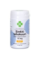 Apteekki Sinkki Tehokuuri 15 mg 30 tabl