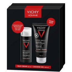 VICHY XMAS Homme Hydra Mag C+ 2021 JOULUPAKKAUS 50 ml + 15 ml